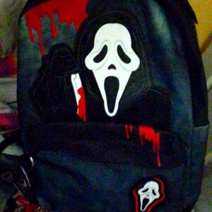 Glow In The Dark Ghost face Backpack #scream